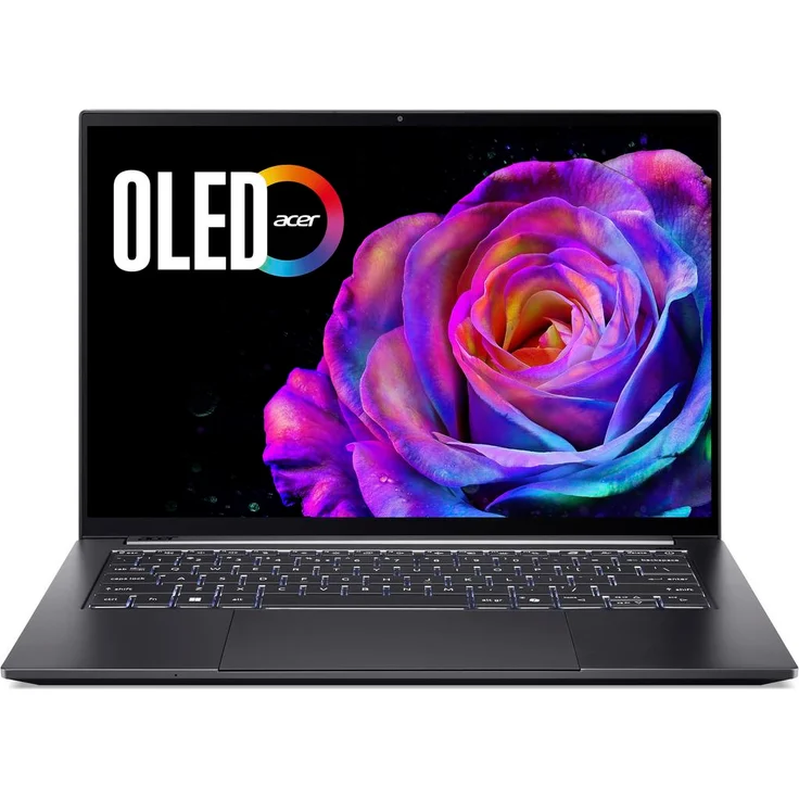 Acer Swift X 14 OLED (SFX14-73G-79BJ), 14,5" WQ2.8K OLED Laptop, Intel Core Ultra 7-255H, 32GB RAM, 1TB SSD, GeForce RTX 5060, grau, Windows 11