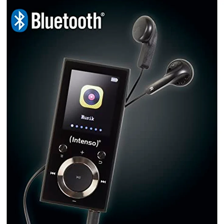 Intenso MP3 Player Video Scooter 1,8 Zoll Bluetooth schwarz – Bild 3