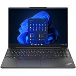 Lenovo ThinkPad E16 G1-16" 1920x1200, Ryzen 5 7530U, 8GB RAM, 256GB SSD, Win11 Pro - Hochwertiger Laptop in Schwarz