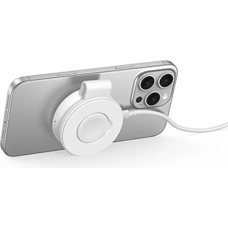 Conceptronic GORGON04W 2-in-1 faltbares magnetisches Qi2 25W kabelloses Ladegerät für iPhone und Apple Watch, schnelles Laden, überlastungsschutz – Bild 3