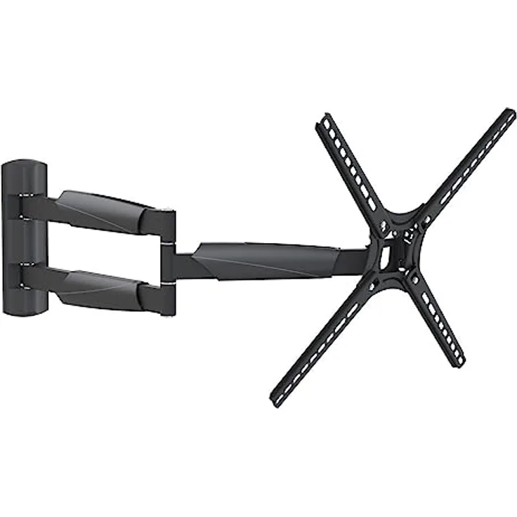 Barkan BM343XL Lange TV Wandhalterung, 13 - 65 Zoll Schwenkbar / Neigbar / Vollbewegung flach & Curved Fernseher TV Halterung, hält bis 36.2Kg, extra Langer Auszug, für LED OLED LCD, Max. VESA 400x400