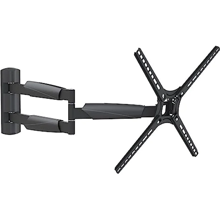 Barkan BM343XL Lange TV Wandhalterung, 13 - 65 Zoll Schwenkbar / Neigbar / Vollbewegung flach & Curved Fernseher TV Halterung, hält bis 36.2Kg, extra Langer Auszug, für LED OLED LCD, Max. VESA 400x400 – Bild 1