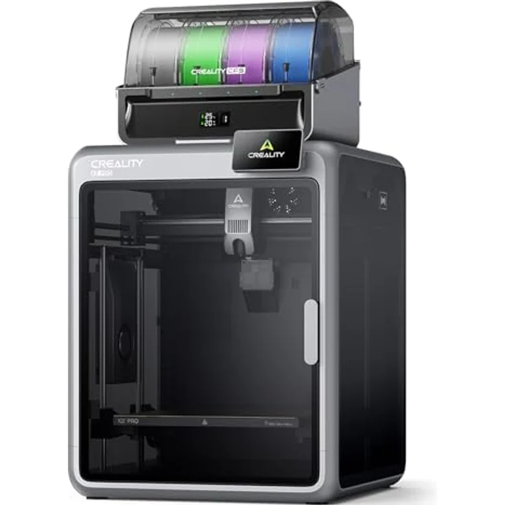 Creality 3D K2 Pro Combo, Multicolor 3D-Drucker mit 300x300x300 mm Bauvolumen, automatischer Nivellierung und kompatibel mit 16 Farben – Bild 1