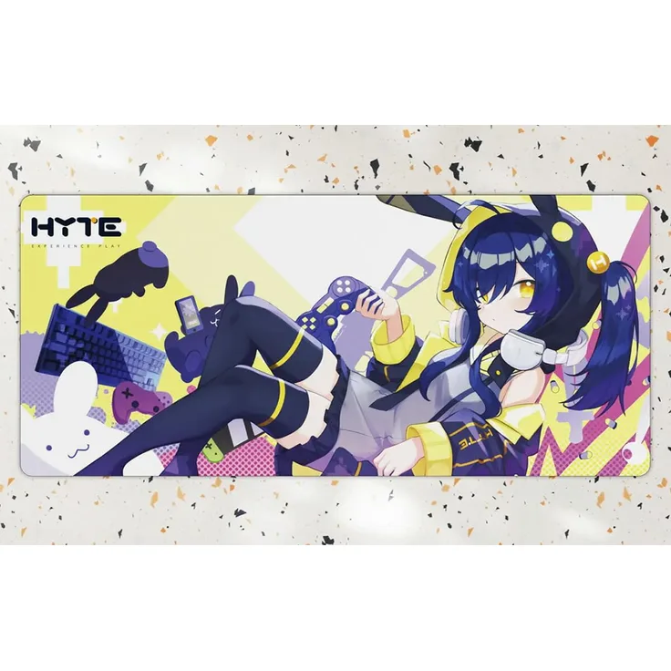 Hyte Bunny Splash (XL), Mausmatte, Mehrfarbig