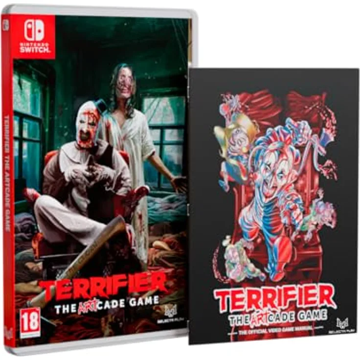 SELECTA PLAY Terrifier: The ARTcade Game [PEGI], 100% Uncut, Deutsch spielbar, Nintendo Switch, Pixelgrafik, Multiplayer, 6 Spielmodi