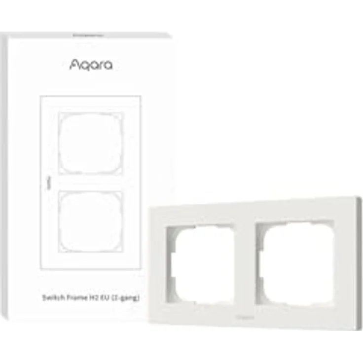AQARA FE-X01D H2 EU (2-GANG), Rahmen für Schalter, kompatibel mit Aqara H2-Serie – Bild 1