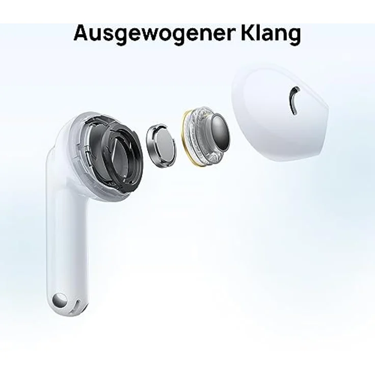 HUAWEI FreeBuds SE 2 Wireless Kopfhörer, Bis zu 40 Stunden Akkulaufzeit, Leicht und komfortabel, Ausgewogener Klang, Wasserdichtigkeit, Deutsche Version, Ceramic White – Bild 5