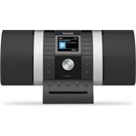 TechniSat Multyradio 4.0 SE (UKW, Internetradio, DAB+, WLAN, Bluetooth), Radio, Schwarz, Silber