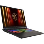 MSI Vector 17 HX AI Gaming-Laptop, 17" QHD+ 240 Hz Display, Intel Core Ultra 9 275HX, NVIDIA GeForce RTX 5080, 32 GB RAM, 2 TB SSD, Windows 11 Home, QWERTZ Tastatur, Cosmos Grau