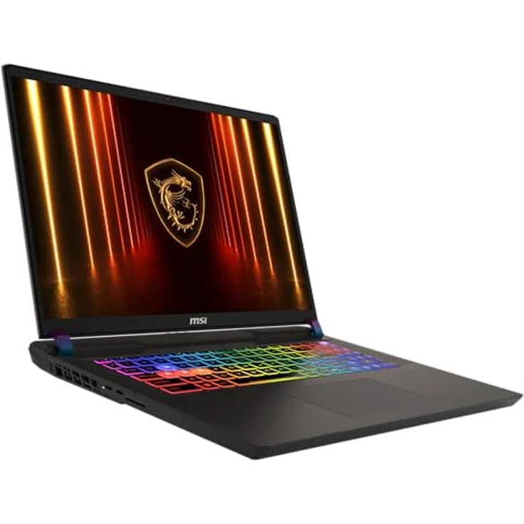 MSI Vector 17 HX AI Gaming-Laptop, 17" QHD+ 240 Hz Display, Intel Core Ultra 9 275HX, NVIDIA GeForce RTX 5080, 32 GB RAM, 2 TB SSD, Windows 11 Home, QWERTZ Tastatur, Cosmos Grau – Bild 1
