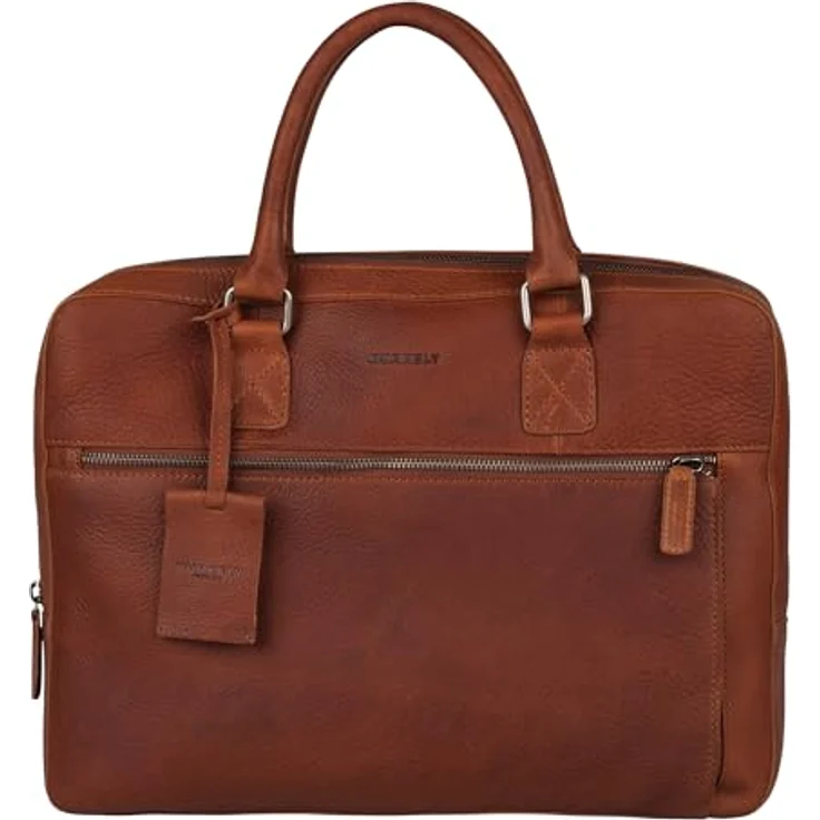 Burkely Antique Avery Aktentasche, 38 cm Leder mit Laptopfach, braun – Bild 1