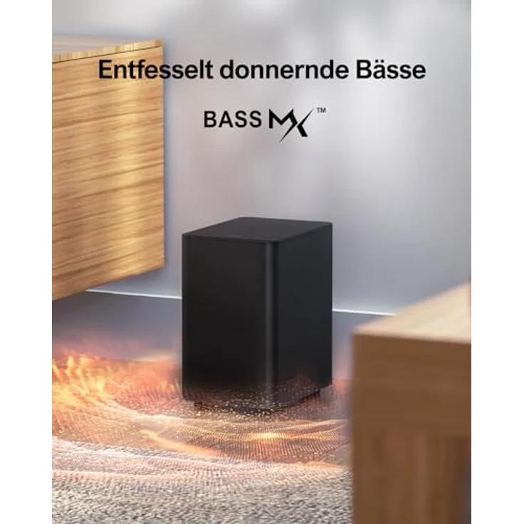 ULTIMEA 5.1 Surround Soundbar, Poseidon D50 Serie, mit 3D Surround Sound, Subwoofer und Rear-Lautsprechern – Bild 4