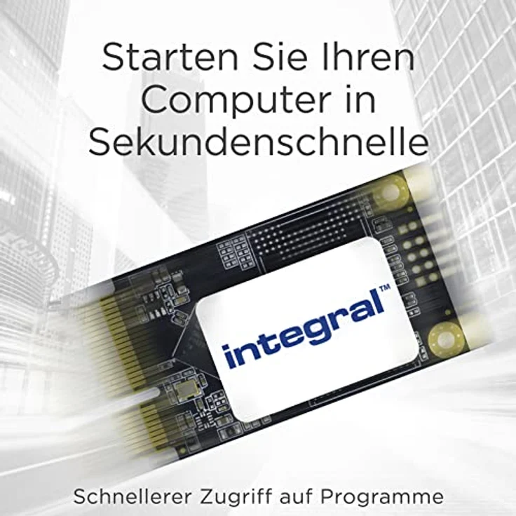 Integral 1TB mSATA Interne SSD für PC und Laptop, bis zu 520MB/s Lesen 450MB/s Schreiben – Bild 2