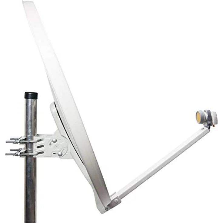 Schwaiger SPI910.0 Aluminium Offset-Parabolantenne (88 cm) hellgrau – Bild 3