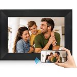 Hyjoy Digitaler Bilderrahmen WLAN 8 Zoll, Smart WiFi Digitale Bilderrahmen mit IPS-Touchscreen HD-Display, 8GB Speicher Einfaches Einrichten zum Teilen von Fotos oder Videos überall über AiMOR App