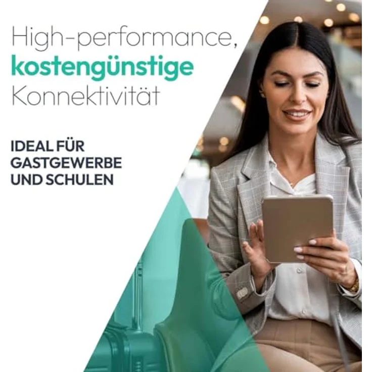 Netgear WiFi 6 AX1800, Dual-Band Gigabit PoE Access Point mit bis zu 1800 Mbit/s, Wand- und Deckenmontage, Sicherheitsfunktionen WPA3-Enterprise – Bild 3