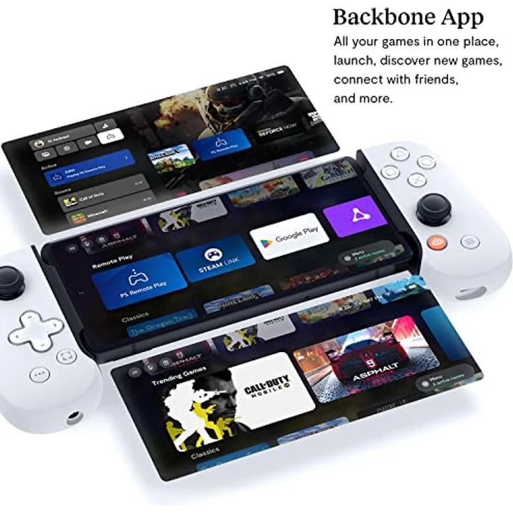 BACKBONE One Mobiler Gaming-Controller für das Android & iPhone 15 Series (USB-C) - PlayStation Edition - Verwandeln Sie Ihr Handy in eine Spielekonsole - Spiele Xbox, PlayStation, PR, Roblox & mehr – Bild 4