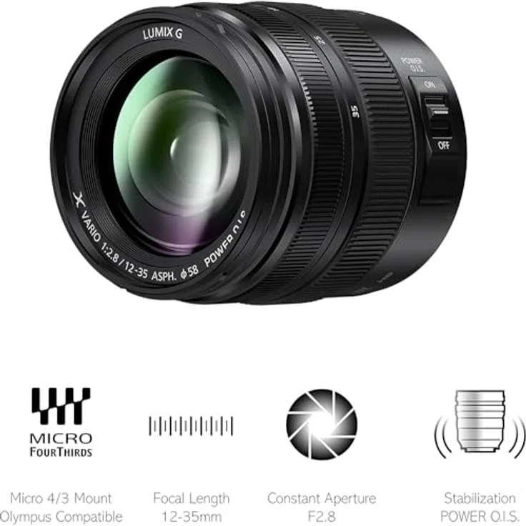 Panasonic H-HSA12035E Lumix G Vario 12-35 mm- F2.8 ASPH.-Power O.I.S. schwarz - Preisvergleich – Bild 2