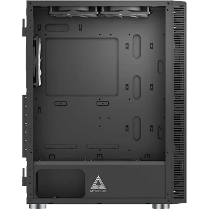 Montech X3 Mesh (mATX, Mini ITX, ATX), PC-Gehäuse in Schwarz – Bild 4
