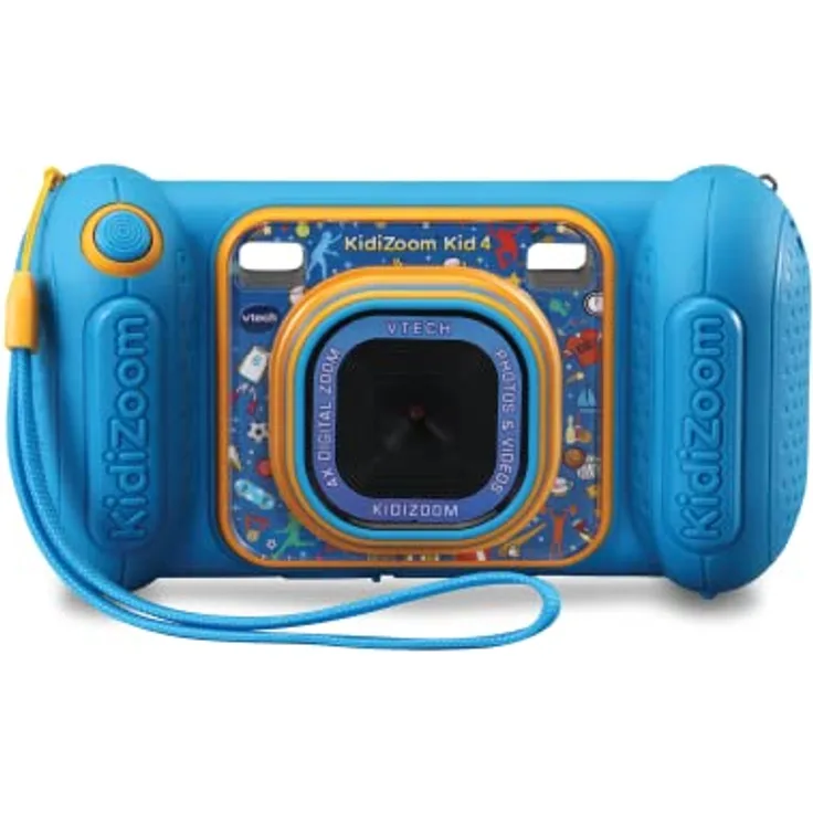 Vtech Kid 4, Mehrfarbig - Digitalkamera mit 2.0 MP & 5.0 MP, Spiele, Bildbearbeitung & Selfiemodus