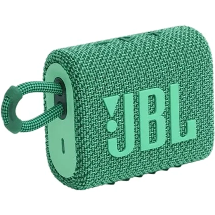 JBL GO 3 – Kleine Bluetooth Box aus recyceltem Material in Grün – Wasserfester, tragbarer Lautsprecher für unterwegs – Bis zu 5h Wiedergabezeit mit nur einer Akkuladung – Bild 1