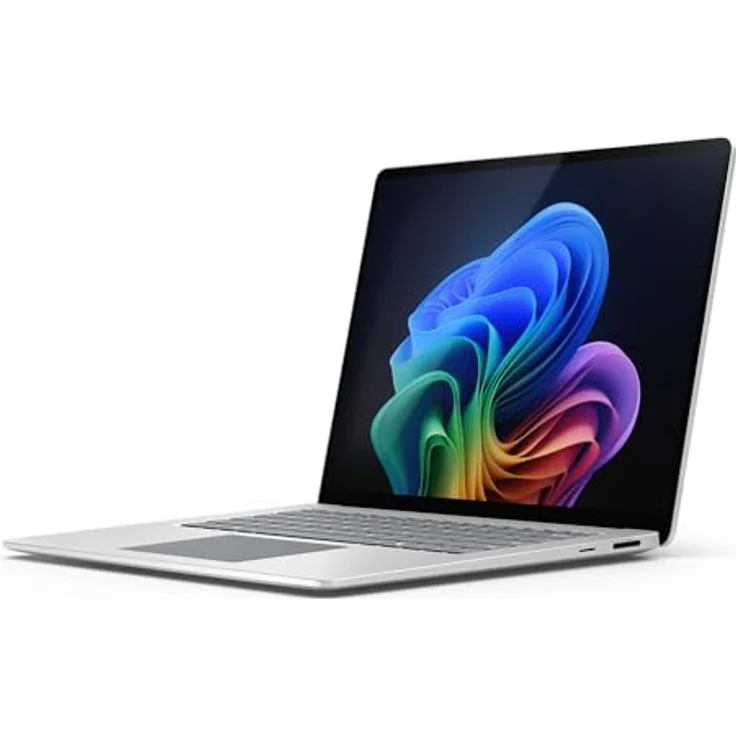 Microsoft Surface Laptop 7 for Business (15", Snapdragon X Elite X1E-80-100, 16 GB RAM, 512 GB SSD), Notebook, Silber – Bild 2
