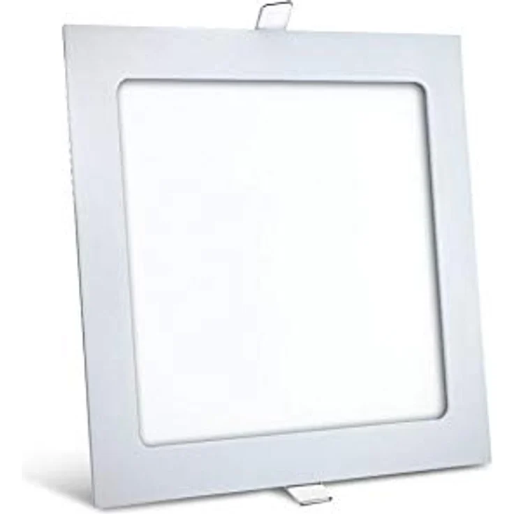 ENERGMiX 12 Watt LED Panel Ultra Slim Einbauleuchte Quadrat Eckig 17x17 cm Kaltweiß, Smarte Deckenbeleuchtung – Bild 1