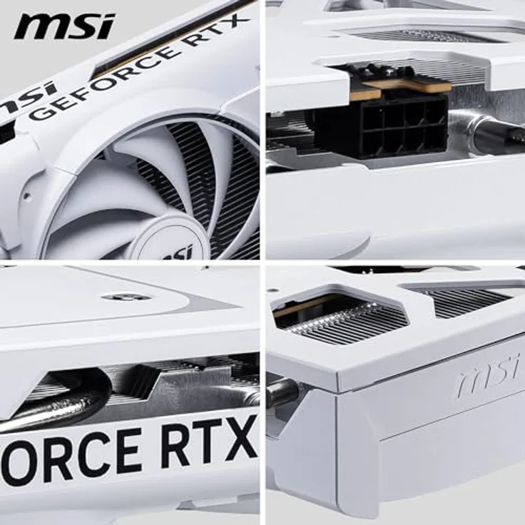 MSI RTX5060 VENTUS 2X OC White, Next-Gen-Grafikkarte mit 8GB GDDR7, HDMI und 3xDP Anschlüssen – Bild 8