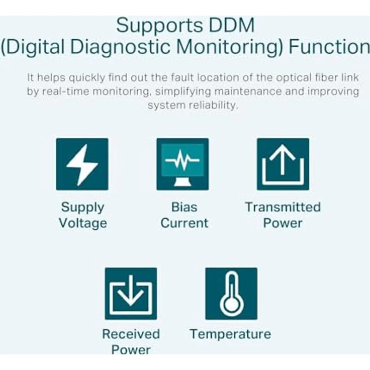 TP-Link SM5110LSB-10, Singlemode-SFP+-Transceiver mit 10 Gbit/s Übertragungsrate und 10 km Reichweite, Silber – Bild 4