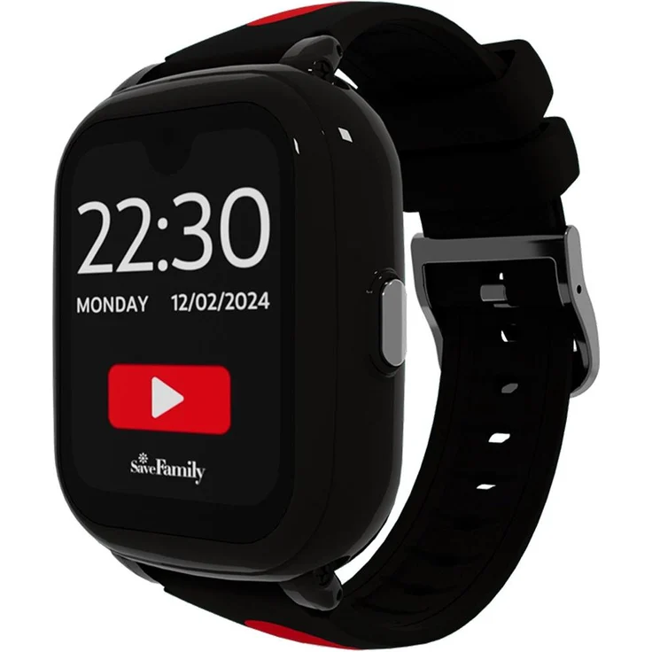 SaveFamily Iconic Plus 2, 4,52 cm (1.78") Smartwatch für Kinder mit GPS, Anrufen, Videoanrufen und Vitalzeichenmonitor