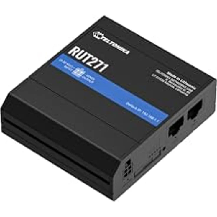 Teltonika RUT271 Redcap 5G Router, Wireless Router mit 2-Port-Switch, wandmontierbar, für WWAN 4G und 5G – Bild 2