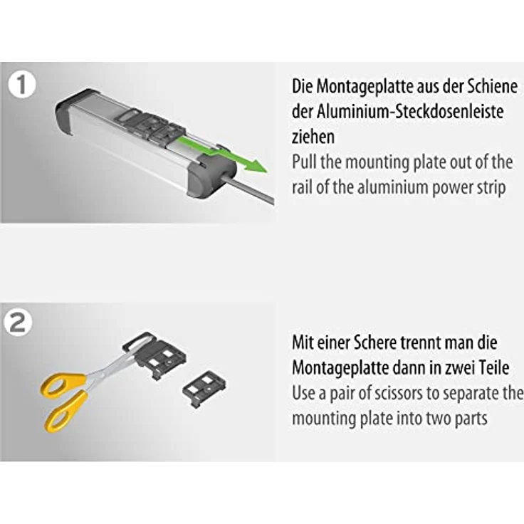 Brennenstuhl Premium-Protect-Line Steckdosenleiste 6-Fach mit Überspannungsschutz 60.000 A (Mehrfachsteckdose mit Schalter und 5m Kabel, Made in Germany) Silber/schwarz – Bild 4
