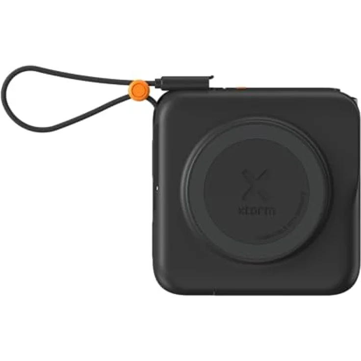 Xtorm TravelPro 30W 3-in-1 MagSafe Powerbank, 10.000 mAh, schwarz, mit integriertem Reiseadapter und zwei USB-C-Kabeln – Bild 5