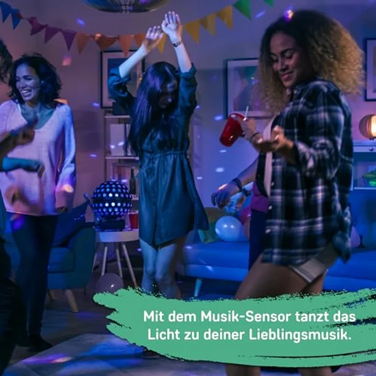 Müller-Licht Magic Panel LED Wand- und Deckenleuchten mit WLAN, 6 hexagon RGB mit music sensor, steuerbar per TUYA Smartphone-App, individuelle Montage in lebhaften Farben – Bild 5