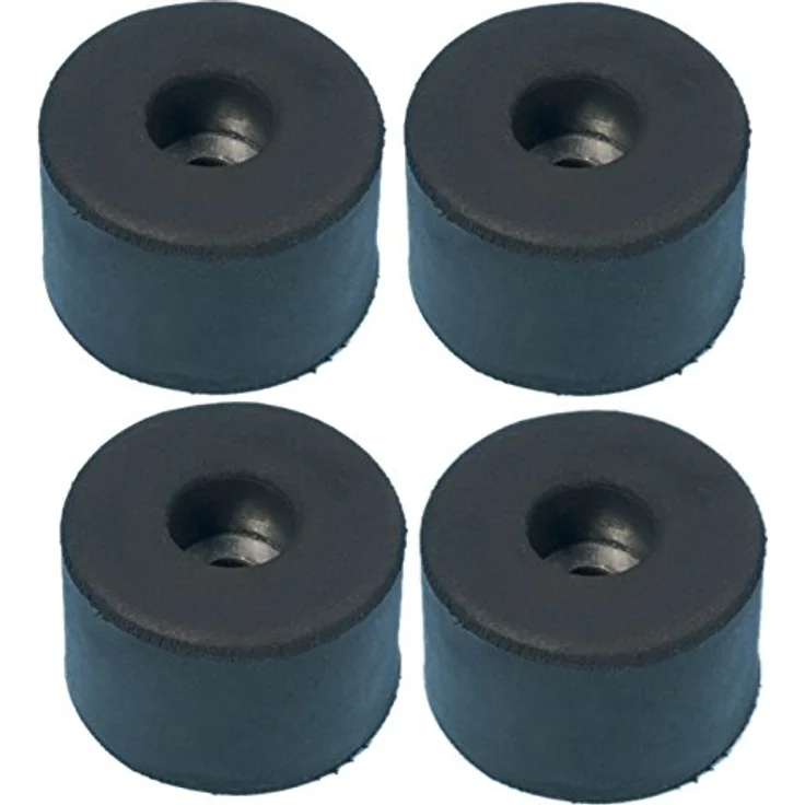 Adam Hall Hardware 4911 M4 AH - 4er Set Gummifuß 38 x 25 mm schwarz im Beutel – Bild 2