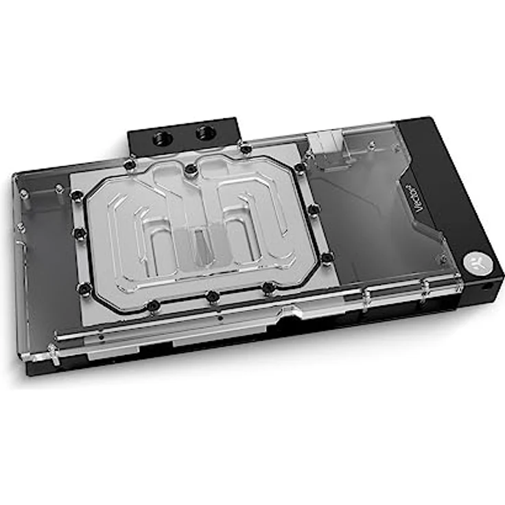 EK EKWB QuanVec² AMP/Trinity RTX 4080 D-RGB Ni+Pl Grafikkarten-Wasserblock, kühlt GPU-, VRAM- und Leistungsstufen, mit digitaler RGB-Beleuchtung, 272,5 x 155 x 27 mm – Bild 2