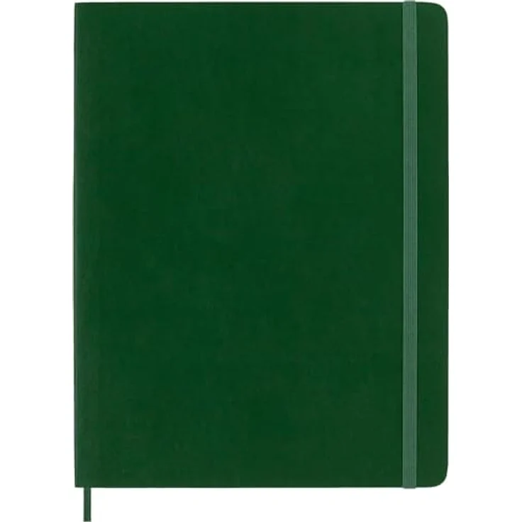MOLESKINE Notizbuch Xlarge, Punktraster, Soft Cover, myrtengrün, 70 g/m² elfenbeinweißes Papier, abgerundete Ecken, Gummiband und Lesezeichenband – Bild 2