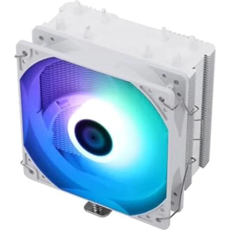 Thermalright Assassin X 120 Refined SE ARGB, CPU Kühler mit 120 mm Lüfter, Weiss, leise mit 25,6 dBA und ARGB-Beleuchtung – Bild 3