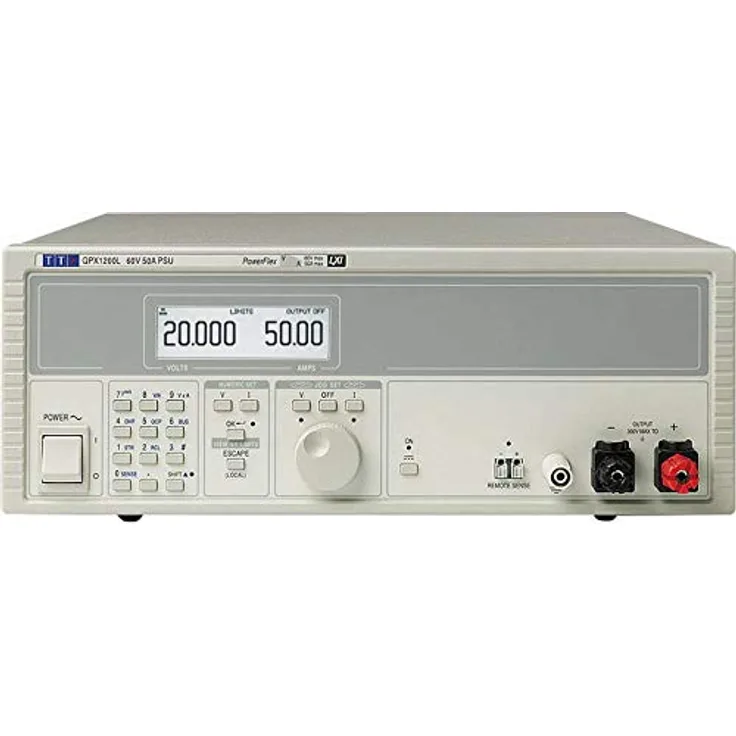 Aim TTi QPX1200SP Labornetzgerät, einstellbar 0-60 V/DC 0-50A 1200W LAN, LXI, RS-232, USB, Anal
