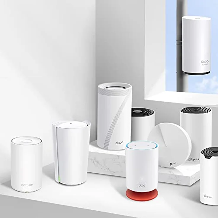 TP-Link Deco BE65 Wi-Fi 7 Mesh WLAN Set(3 Pack), Tri-Band 5760 Mbit/s (6 GHz) + 2880 Mbit/s (5 GHz) + 574 Mbit/s (2,4 GHz), 6 Streams, 4× 2,5G Ports, 1× USB 3.0 – Bild 3