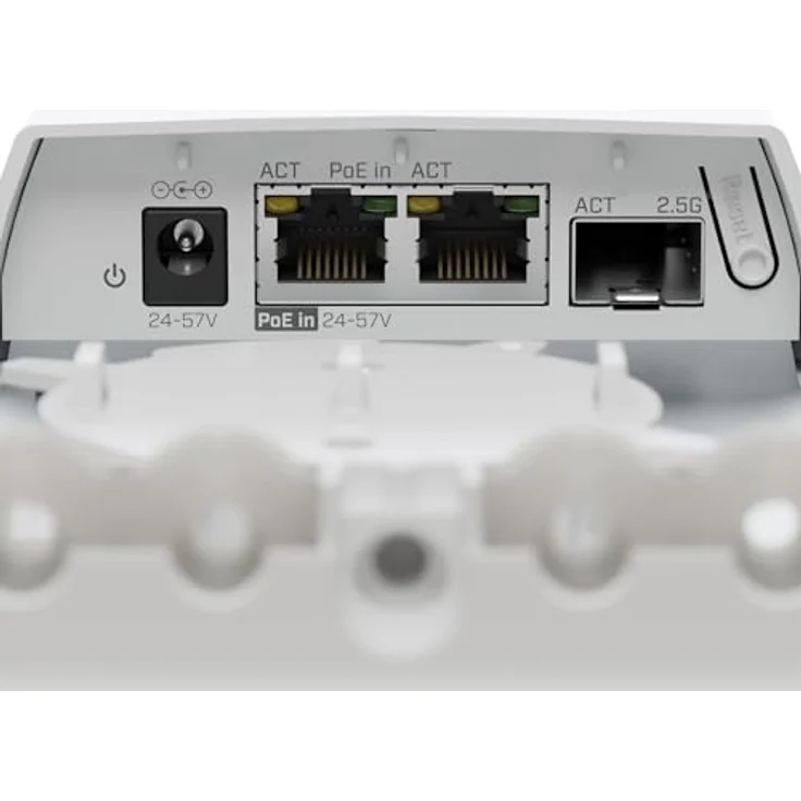 MikroTik FTC21, I/O-Converter Fiber mit 2,5 Gbit/s, 2x RJ45 und 1x 2.5G SFP, PoE, IP55, Weiss – Bild 4