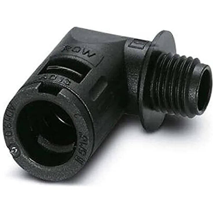 PHOENIX CONTACT WP-BASE C PA HF 28,2 BK Schlauchhalter mit Abdeckung, Entflammbarkeitsklasse mit UL 94: V2, 28.2mm Durchmesser, Schwarz, 25 Stück