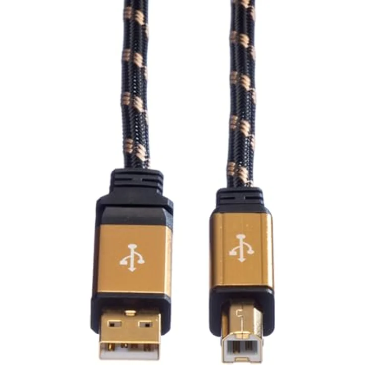 ROLINE Gold USB 2.0 Kabel, Typ A-B 4,5m (11.02.8805) – Bild 4