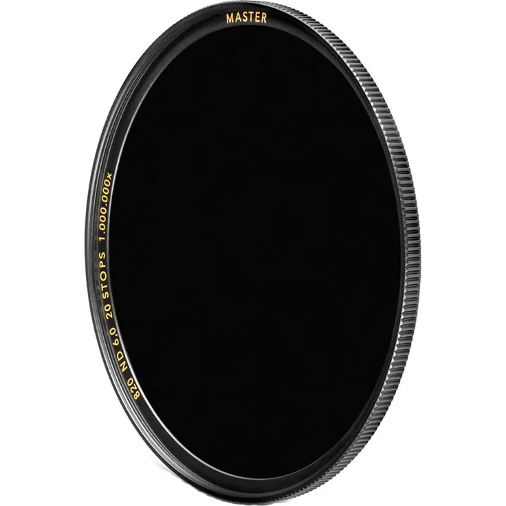 B+W 820 ND FILTER 6,0 MRC nano MASTER 86mm, präziser Kamera-Filter mit 20 Blendenstufen Lichtreduktion für kreative Langzeitfotografie
