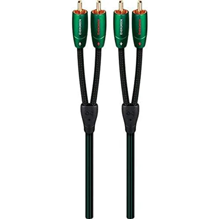 Audioquest Evergreen Stereokabel mit 4 RCA-Steckern, 0,6 m