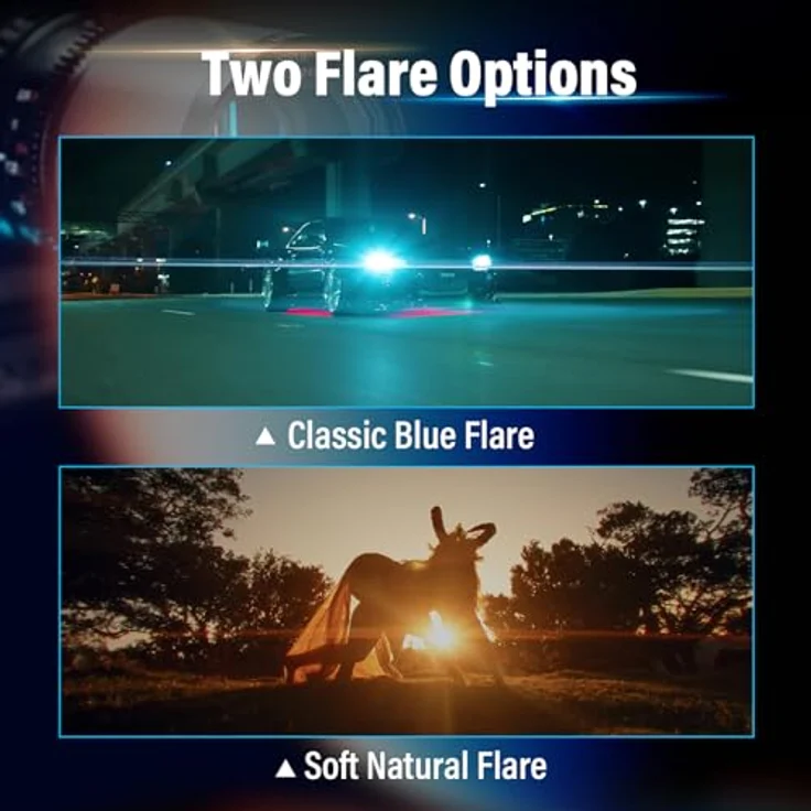 SIRUI Saturn 50 mm T2.9 1.6X Vollformat Kohlefaser anamorphe Linse, Cine Objektiv weniger als 500 g (Nature Flares, Z Mount) – Bild 4