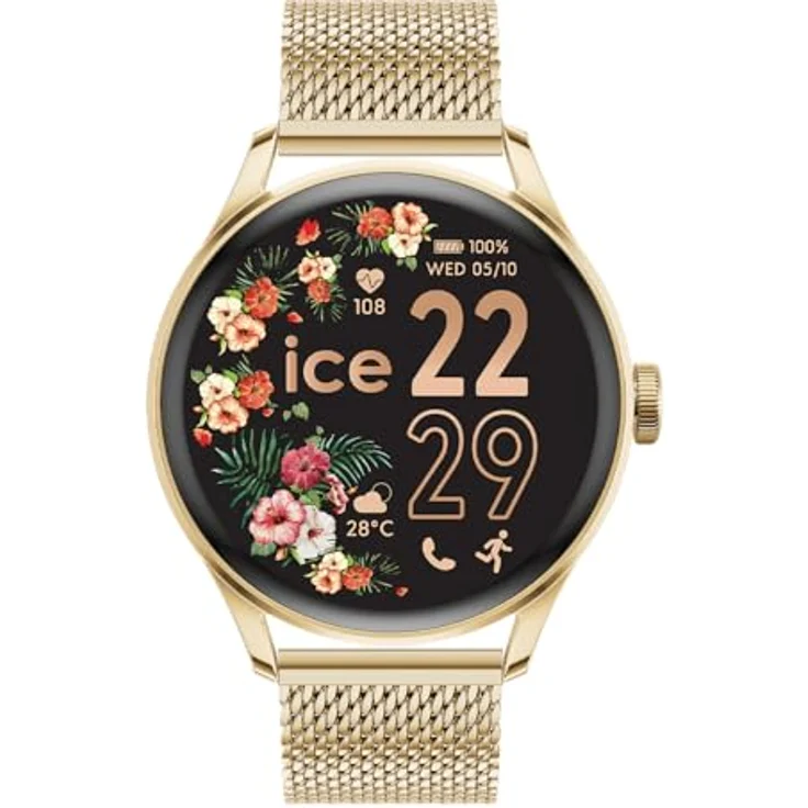 Ice Watch Ice Smart 2.0 Gold, Unisex Smartwatch mit AMOLED Display, Herzfrequenzmessung und Schlaftracker – Bild 1