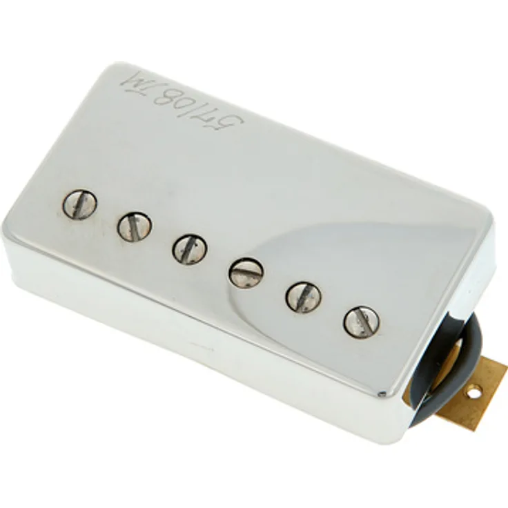 PRS 57/08 Treble Pickup, E-Gitarrentonabnehmer mit Alnico Magnet und Nickel Cover, Stegposition, 3-adrig mit Abschirmung