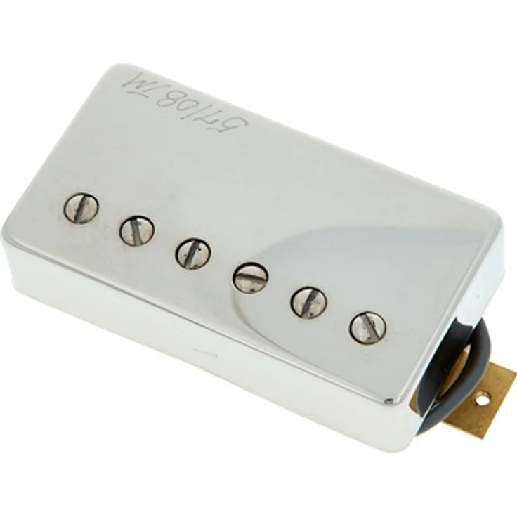 PRS 57/08 Treble Pickup, E-Gitarrentonabnehmer mit Alnico Magnet und Nickel Cover, Stegposition, 3-adrig mit Abschirmung