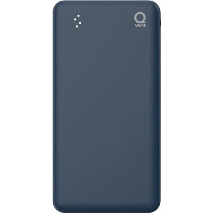 Qware Gaming Powerbank 10000 mAh, mit USB C und 2x USB Ausgängen für Smartphones und Tablets, kompakt und robust
